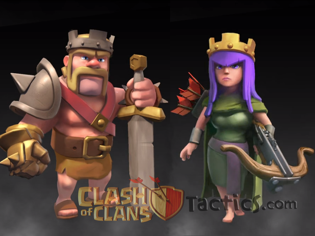barbarian king and archer queen wallpaper